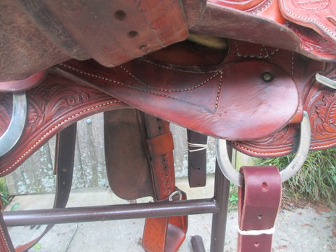 Jeff Smith Team Roping Saddle Built On A Billy Hogg Tree