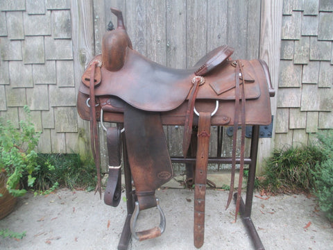 Calvin Allen Cutting Saddle