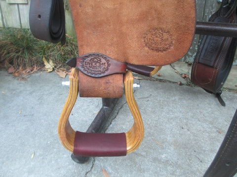 Live Oak Cutting Saddle Built By Mike Anders