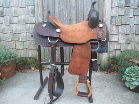 Live Oak Cutting Saddle Built By Mike Anders