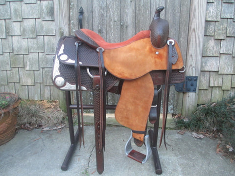 Roohide Reining Cowhorse Show Saddle