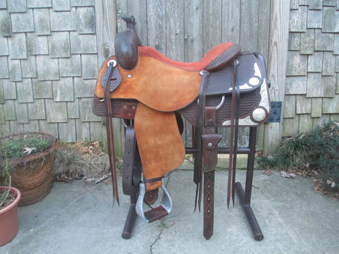 Roohide Reining Cowhorse Show Saddle