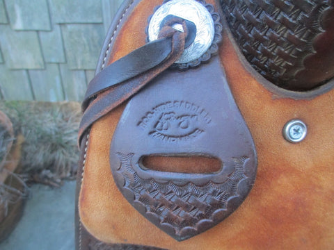 Roohide Reining Cowhorse Show Saddle