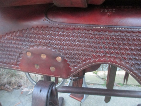 Roohide Reining Cowhorse Show Saddle
