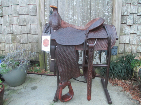 Scott Dieringer Roping Saddle - Fine Western Saddles