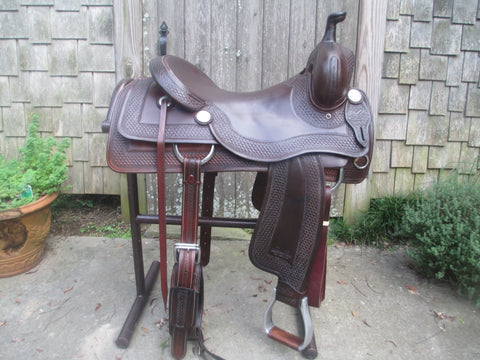 Sean Ryon Ranch Cutter Saddle Built By Paul Garcia