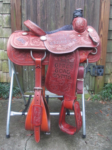 Lazy L (By Larry Coats) Calf Roping Saddle