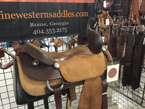 M L Leddy Cutting Saddle Built By Paul Garcia